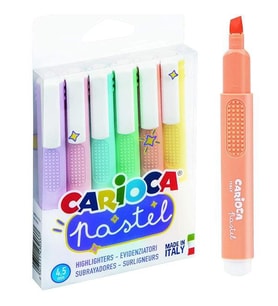 Carioca Fosforlu Kalem Pastel 6 Lı 43033