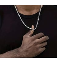 Sevgiliye Hediye Paslanmaz Kararmaz Çelik Erkek Zincir Kolye ( Farklı Ölçü Seçenekli)