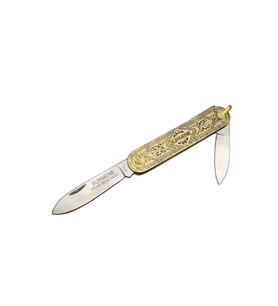 Metal Saplı Sürmene 013 Geleneksel Hediyelik Çakı 14 Cm