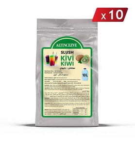 Altıncezve Ice Slush Karlı Buzlu Karlama Tozu  Kivi 1.250 Gr - 10 L x 10 Adet