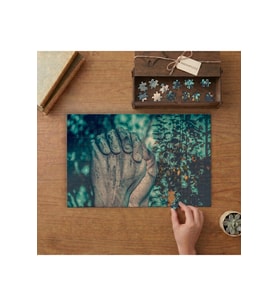 Dua Eden Eller Tasarımı 240 parça Ahşap Puzzle Ahşap Kutuda MP00052
