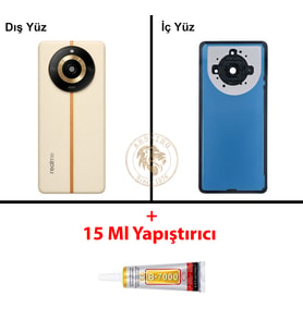 Oppo KAPAK Yapıştırıcı Realme 11 Pro Plus Bej Yapıştırıcı B-7000 Yapıştırıcı Arka Kapak Arka Cam Batarya Kapağı Lazer Kesim Kapak Pil Kapağı Back Cover