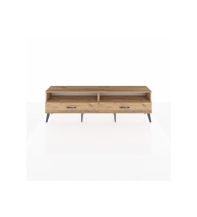 Arges TV Ünitesi 2 Raflı 2 Çekmeceli  176x30x51 Çam-Çam
