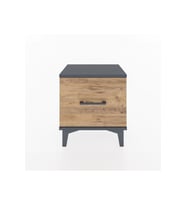 Arges Komodin Tek Çekmeceli 44x30x48 Antrasit-Çam