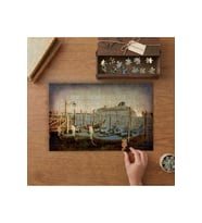 Gondollar ve Gemi - Vendeik M Tasarımı 240 parça Ahşap Puzzle Ahşap Kutuda MP01515