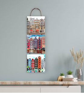 BK Gift 3 Parça İpli Ahşap Tablo Seti-39