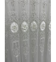 NİVEMESHOME 3158 VALERİA GOLD 1/3 PİLELİ BAMBU TÜL PERDE