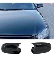 Audi A3 8P FL Batman Yarasa Ayna Kapağı Parlak Siyah ABS 2008 2009 2010 2011 2012