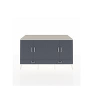 Kronos Konsol 6 Raflı 2 Çekmeceli 4 Kapaklı 176x59x99 Aytaşı-Antrasit