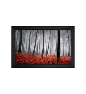 Manzara Temalı Kanvas Tablo 80 x 110 cm Siyah Çerçeve