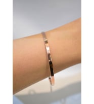 14 Ayar Altın Rose Düz (3 Mm) Bilezik