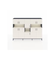 Arges Dolap 14 Raflı 10 Kapaklı 220x30x163 Antrasit-Aytaşı