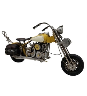 Street Custom Metal Chopper Dekoratif Motosiklet