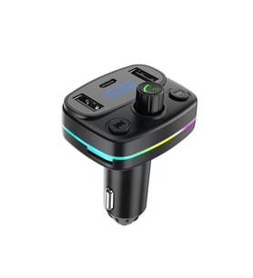Winex M44 Fm Handsfree Bluetooth Modülatör MP3 Player Type-C Çıkışlı Araç Şarj Aleti