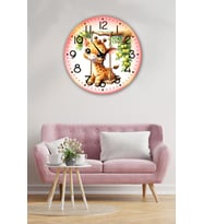 bilge Tasarım Çocuk Odası Duvar Saati 30 x 30 CM (Karışık)