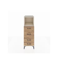 Kronos Dolap Tek Raflı 4 Çekmeceli 44x59x134 Aytaşı-Çam