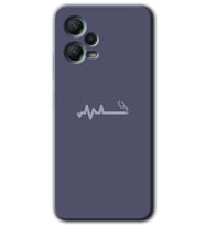Redmi Note 12 5G Kılıf HD Desen Baskılı Kılıf - Sigara Zararlıdır