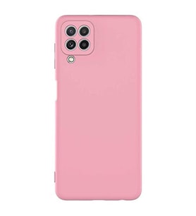 Coverzone Samsung Galaxy M22 ?le Uyumlu K?l?f Z-Mara Lansman Vieri Tam Koruma Arka Kapak Kamera Koruma �?k?nt?l? P�r�zs�z Y�zey Koyu Pembe