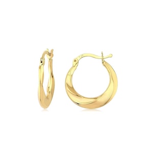 Altın Küçük Meltem Küpe (Çapı: 1.7cm)