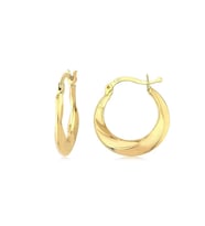 Altın Küçük Meltem Küpe (Çapı: 1.7cm)