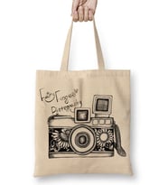 Foto Camera Fotoğrafçı Foto Bez Çanta Uzun Saplı