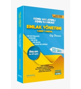 Emsal Yayınları Aöf Emlak Yönetimi 1.sınıf 1.yarıyıl Güz Dönemi Süper Set (Çok Renkli)