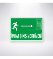İmdat Çıkış Merdiveni -->