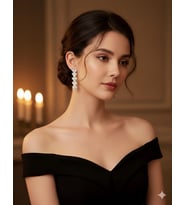 Zirkon Taşlı Küpe 925 Ayar Gümüş