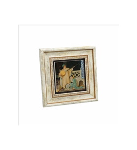 İki Müzisyen Kız (Osman Hamdi Bey, 1880) Baskılı Taş Tablo 20x20