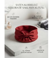 Kurdeleli Dekoratif Aksesuar Kutusu