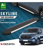 S-Dizayn Ford Tourneo Custom 2 Skyline Aluminyum Yan Basamak 223 Cm 2023 Üzeri A+ Kalite