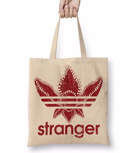 Stranger Things Stranger Bez Çanta Uzun Saplı