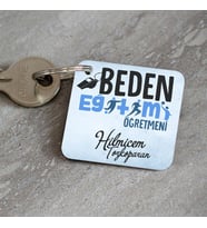 Kişiye Özel Beden Eğitimi Öğretmenine Hediye Anahtarlık