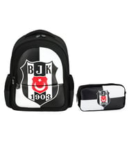 Beşiktaş İlkokul Okul Çantası ve Kalemlik Seti - SETME25360C