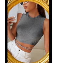 Fantezia Night Kadın Yeşil Çapraz Bağlamalı Crop Top Büstiyer