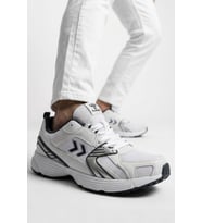 Hummel Dar Kalıp Beyaz-Lacivert Fileli Hafif Unisex Yürüyüş ve Spor Ayakkabı 900911 Hml Performance 930