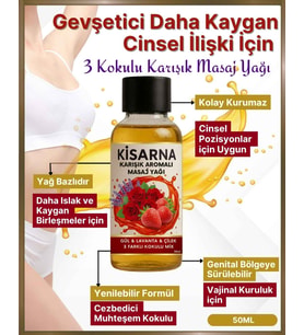 Vücut Nemlendirici Vajinal Kayganlaştırıcı Bakım Yağı Gül Lavanta Çilek Karışık Hoş Tropikal Kokulu