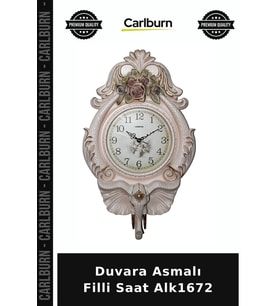 Özel Üretim Dekoratif Duvar Saati Ev Hediyesi Salon Duvara Asmalı Filli Saat Alk1672