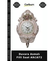 Özel Üretim Dekoratif Duvar Saati Ev Hediyesi Salon Duvara Asmalı Filli Saat Alk1672