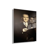 Temperli Gerçek Cam Ofis Tablosu Mustafa Kemal Atatürk