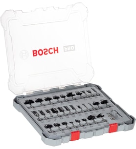 Professional 30 parçalı freze seti karışık (ahşap için, 6 mm şaftlı freze için)