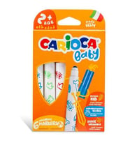 Carioca Keçeli Kalem Jumbo Bebek Süper Yıkanabilir 6 LI 42813