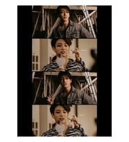 Altın Siyah Erkek Arkadaş Jungkook Tablo Ahşap Poster Dekoratif Kod755