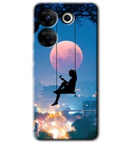 Tecno Camon 20 Pro 5G Kılıf HD Desen Baskılı Kılıf - Yalnız Kadın