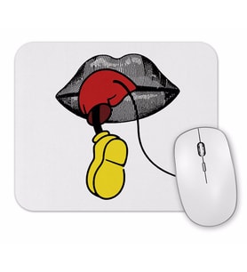 Mouse Na Boca Mouse Pad