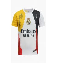Cristiano Ronaldo C02853 7 Özel Tasarım Forması Tüm Kulüpler - Beyaz - ST02853-Beyaz-S