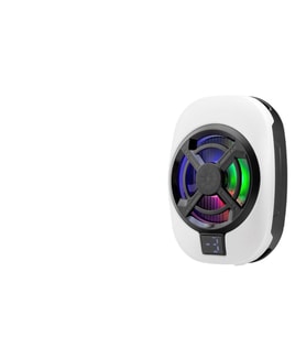 Telefon Buz Soğutucu Fan Isı Gösterge Led Beyaz HDX4612