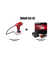 Einhell Set-42 (Einhell CE-CC 18 Li - Solo, Akülü Oto Hava Kompresörü+18V 2,5 Ah Akü & Şarj Cihazı)
