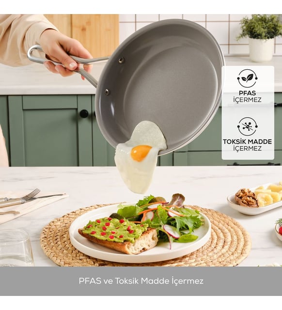 Karaca Swıss Crystal 7 Parça Tencere Seti Gray
