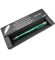 Signator® C434 Yeşil Krom Tükenmez Kalem  İsme Özel Kalem  Hediyelik Kalem (Karışık)